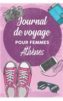 Journal de Voyage Pour Femmes Athènes: 6x9 Carnet de voyage I Journal de voyage avec instructions, Checklists et Bucketlists, cadeau parfait pour votre séjour en Athènes et pour chaque vo