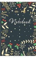 Christmas Notebook: Ruled Notebook Lined School Journal - 120 Pages - 6 x 9" - Christmas notebook Hard Decor (Composition Books) - Christmas gift