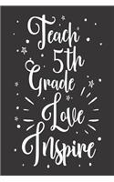 Teach 5th Grade Love Inspire
