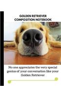 Golden Retriever Composition Notebook