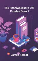 250 Hashiwokakero 7x7 Puzzles: Sudoku Puzzle Book for Adults