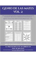 Libro de matemáticas para preescolar (Genio de las mates Vol. 2)