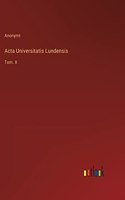 Acta Universitatis Lundensis