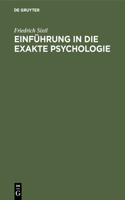 Einführung in die Exakte Psychologie