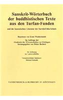 Sanskrit-Worterbuch der buddhistischen Texte aus den Turfan-Funden. Lieferung 16