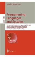 Programming Languages and Systems: 11th European Symposium on Programming, ESOP 2002, Held as Part of the Joint European Conferences on Theory and Practice of Software, Etaps 2002 Gre