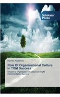 Role Of Organisational Culture In TQM Success