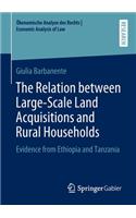 Relation Between Large-Scale Land Acquisitions and Rural Households