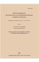 Trocknungsvorgänge Beim Beschichten Von Papier Und Pappen Mit Kunststoffdispersionen