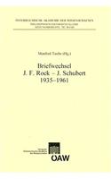Briefwechsel J.F. Rock - J. Schubert 1935 - 1961