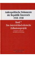 Aussenpolitische Dokumente Der Republik Osterreich 1918 - 1938 Band 7