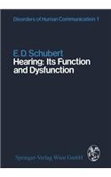 Hearing: Its Function and Dysfunction