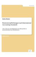 Pensionsverpflichtungen nach International Accounting Standards