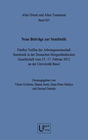 Neue Beitrage Zur Semitistik