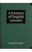 A treasury of English sonnets: (English)