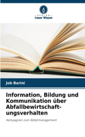 Information, Bildung und Kommunikation über Abfallbewirtschaft- ungsverhalten