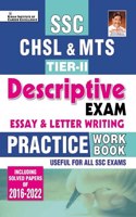 Kiran SSC CHSL and MTS Tier II Descriptive Exam Essay and Letter Writing Practice Work Book (English Medium) (3844)