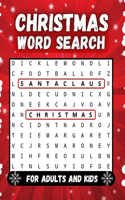 Christmas Word Search for Adults and Kids