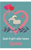Just a girl who loves goats