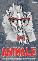 Libri da colorare per adulti per pennarelli e matite - Mandala - Animale