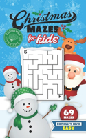 Christmas Mazes for Kids 69 Mazes Difficulty Level Easy