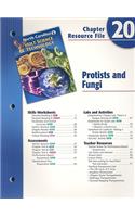 North Carolina Holt Science & Technology Chapter 20 Resource File: Protists and Fungi