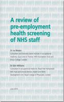 Review of Pre-employment Health Screening of NHS Staff