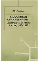 Recognition of Governments: Legal Doctrine and State Practice, 1815-1995