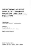 Methods Of Solving Singular Systems Of Ordinary Differential Equations
