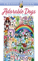 Creative Haven Adorable Dogs Coloring Book