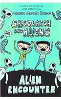 Alien Encounter (Sasquatch and Aliens)
