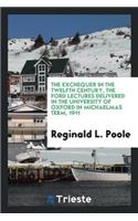 The Exchequer in the Twelfth Century
