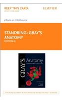 Gray's Anatomy Elsevier eBook on Vitalsource (Retail Access Card)