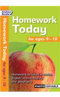 Homework Today for Ages 9-10