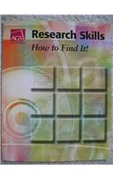 Research Skills: How to Find It! Worktext, Consumable