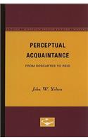 Perceptual Acquaintance