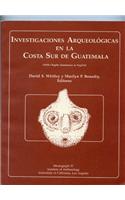 Investigaciones Arqueologicas En La Costa Sur de Guatemala