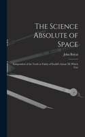 Science Absolute of Space