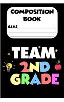 Composition Book Team 2nd Grade