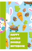 Happy Easter Doodle Notebook