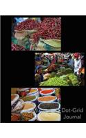 Dot Grid Journal: India Spices Udaipur(1 India Travel Journals)