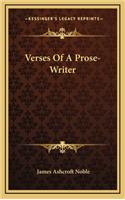 Verses of a Prose-Writer