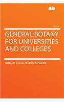 General Botany for Universities and Colleges