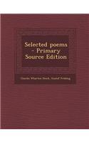 Selected Poems - Primary Source Edition