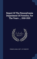 REPORT OF THE PENNSYLVANIA DEPARTMENT OF