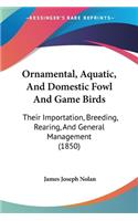 Ornamental, Aquatic, And Domestic Fowl And Game Birds
