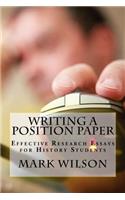 Writing a Position Paper