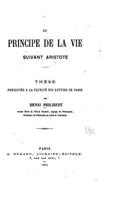 Du Principe de la Vie Suivant Aristote