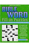 Bible Word Fill-in Puzzles Volume 2