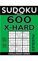 Sudoku Book 600 Extra Hard Puzzles